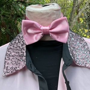 NEW Pink satin bowtie pastel prom valentine’s Day barbie bow tie